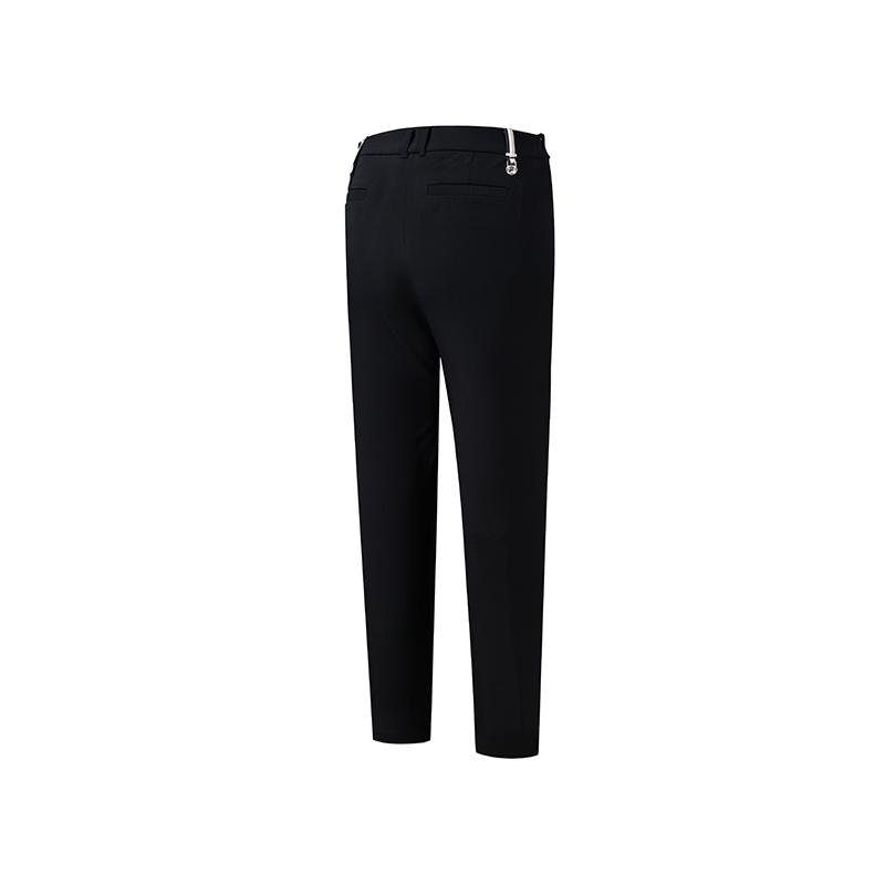 Fila Golf Minimalist Fashion Comfortable Versatile Casual Pants Women Bottoms Deep-Black A11W635602FBK