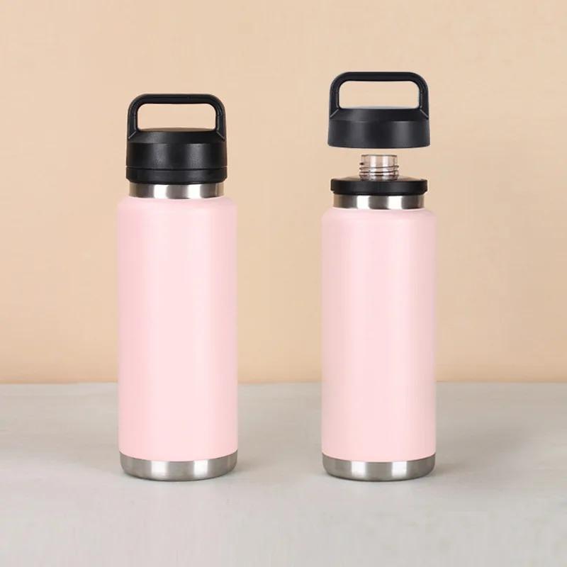 Portable Large Capacity 304 Stainless Steel Insulated Sports Water Bottle Mountain Climbing Cup Outdoor Travel Thermos Flask