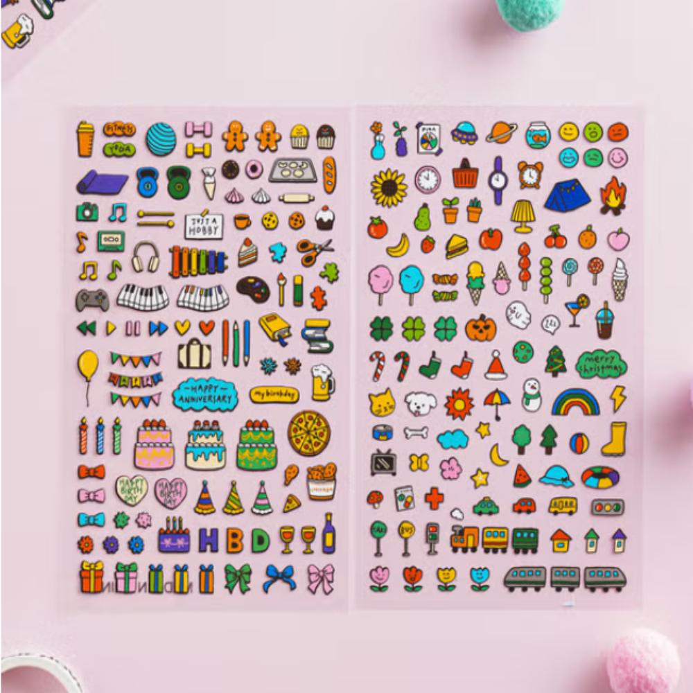 

Ежедневные мини-деко-наклейки, набор из 4 штук