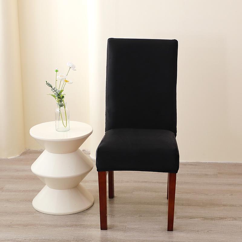 Multi-Season Waterproof Velvet Chair Cover for Home, Restaurant, or Hotel