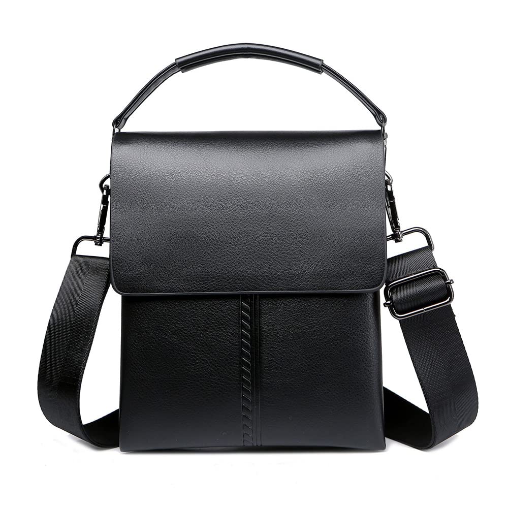 

Кожаная вторая сумка через плечо с ручкой и плечевым 3 толстая церемониальная велосипедная сумка [Whatna] Мужская, 3-way, через плечо, ручной клатч, сумка, чёрный