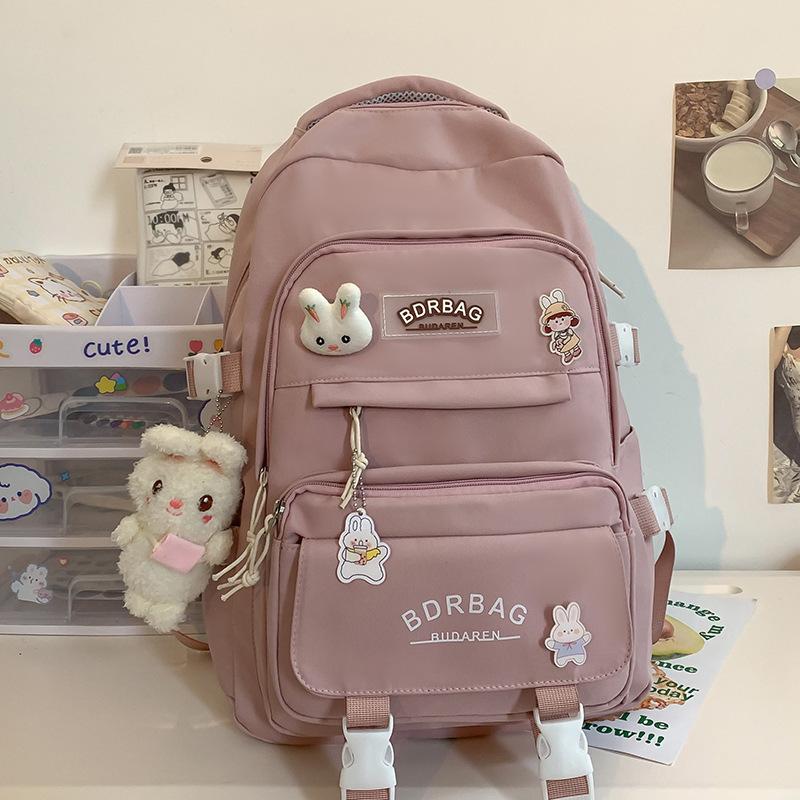 Children's Schoolbag Elementary School Students Girls Junior High School Students High School Two-piece Set Backpack
