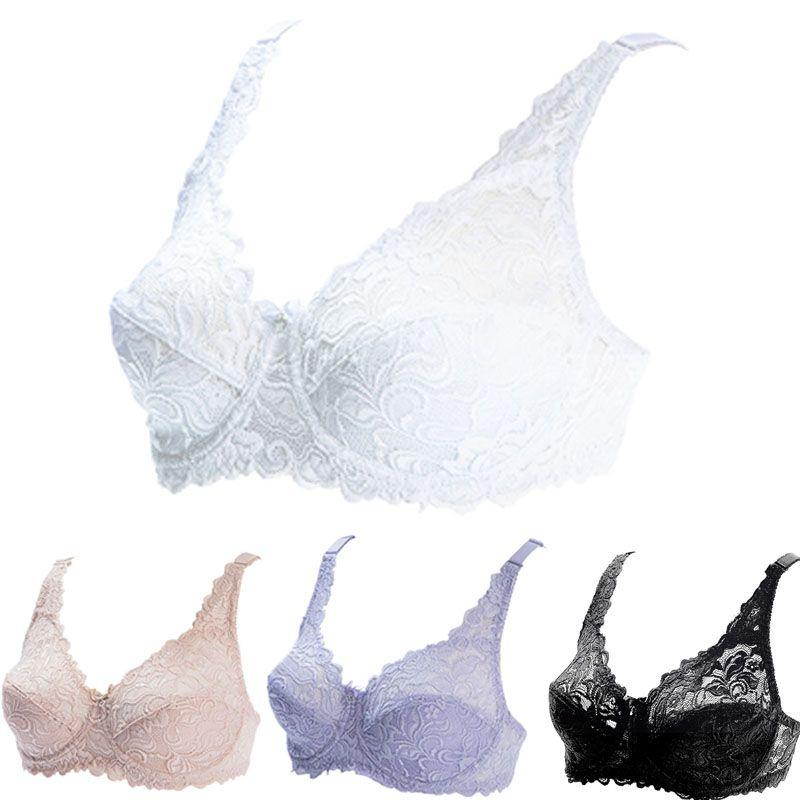Eleganter Und Sexy Spitze Damen BH Übergröße 75-100 D E Ultradünne Büstenhalter 95e 100e Unterwäsche