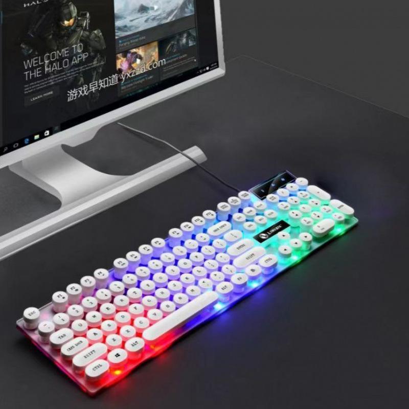 RGB Wired Mechanical Gaming Keyboard & Mouse Set for PC & Laptop