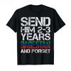 Sende Ihm 23 Jahre nach Dagestan und Vergiss MMA Ringen Meme T-Shirt für Unisex Damen 100% Baumwolle T-Shirts Kurzarm Oberteile