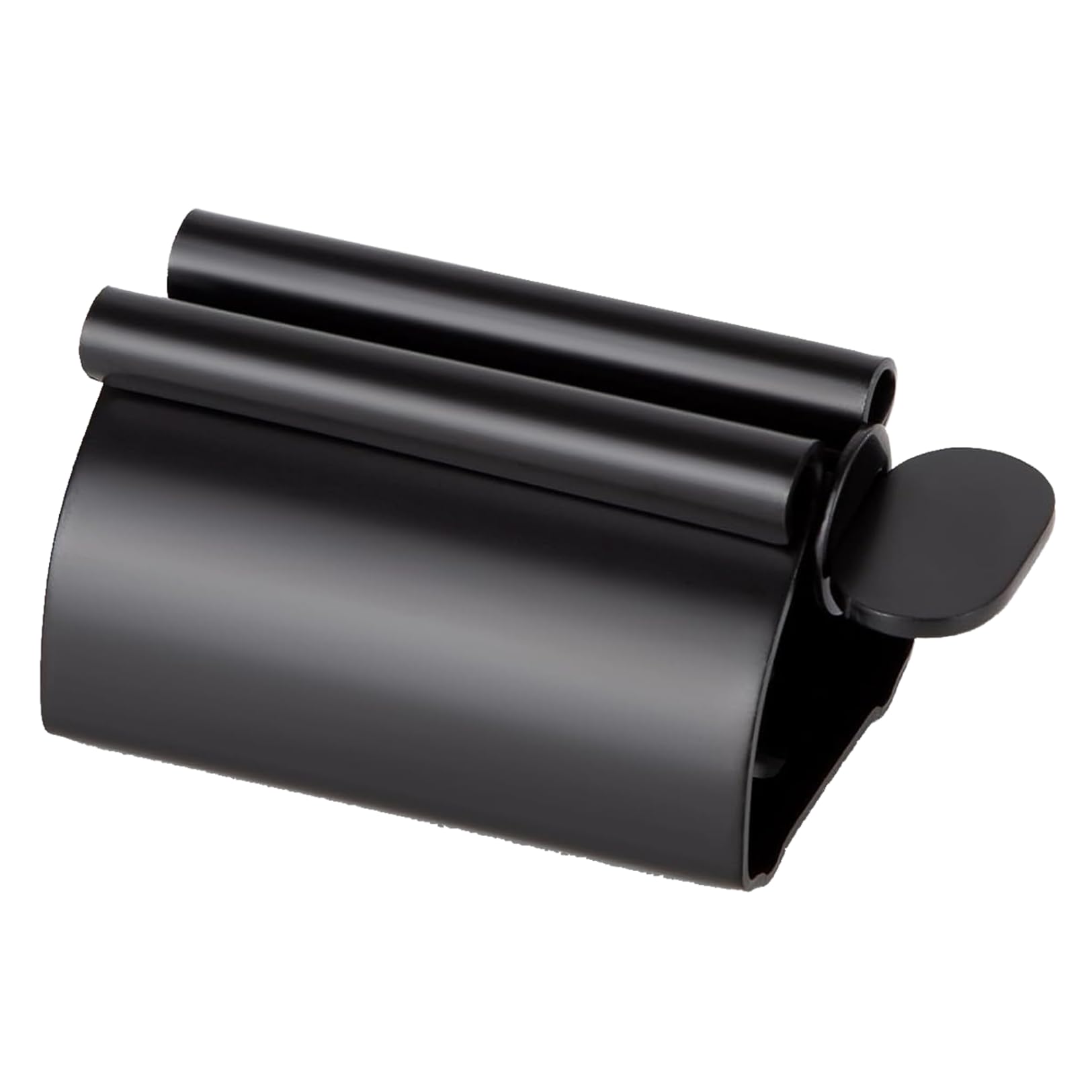 

PLEAVIT Tube Squeezer, Toothpaste Tube Roller, Stainless Steel Tube Dispenser, Toothpaste Holder (Black, Single Unit)