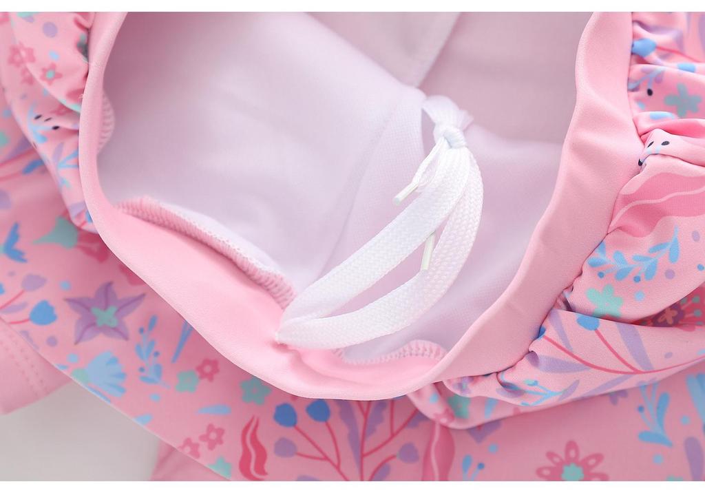 2026 Sleeveless Cartoon Two-Piece Swimsuit for Girls - Toddler and Small Children Skirt Style