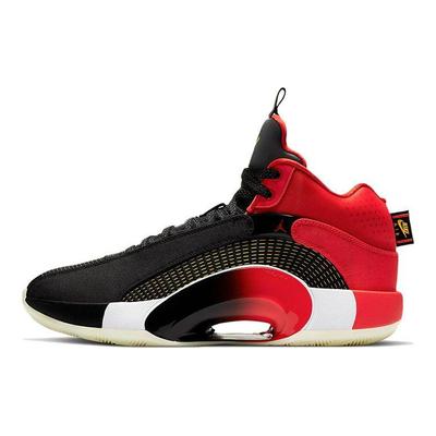 Air 35 Chinesisches Neujahr Unisex Sneaker Schwarz University-Rot Gelb DD2234-001