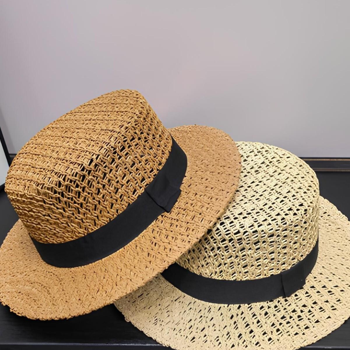 

Summer new hat women s retro hollow breathable straw hat outdoor travel sunshade sun hat One Size