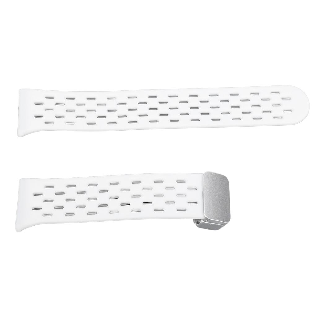 Watch Band Quick Release Silicone Lightweight Stylish Breathable Watch Strap for Galaxy Fit3 White