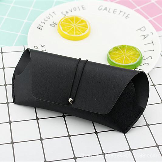 Soft Bag Glasses Case, Pressure-Resistant Sunglasses Case, Leather Portable Sunglasses Case, Storage Case.