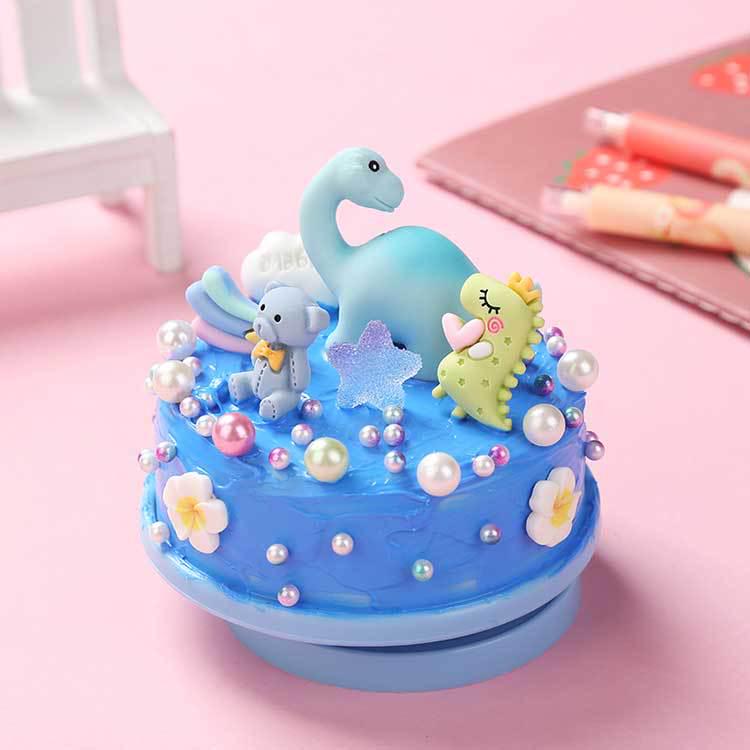 DIY Cartoon Music Box - Handmade Rotating Birthday Gift & Educational Toy for Kids