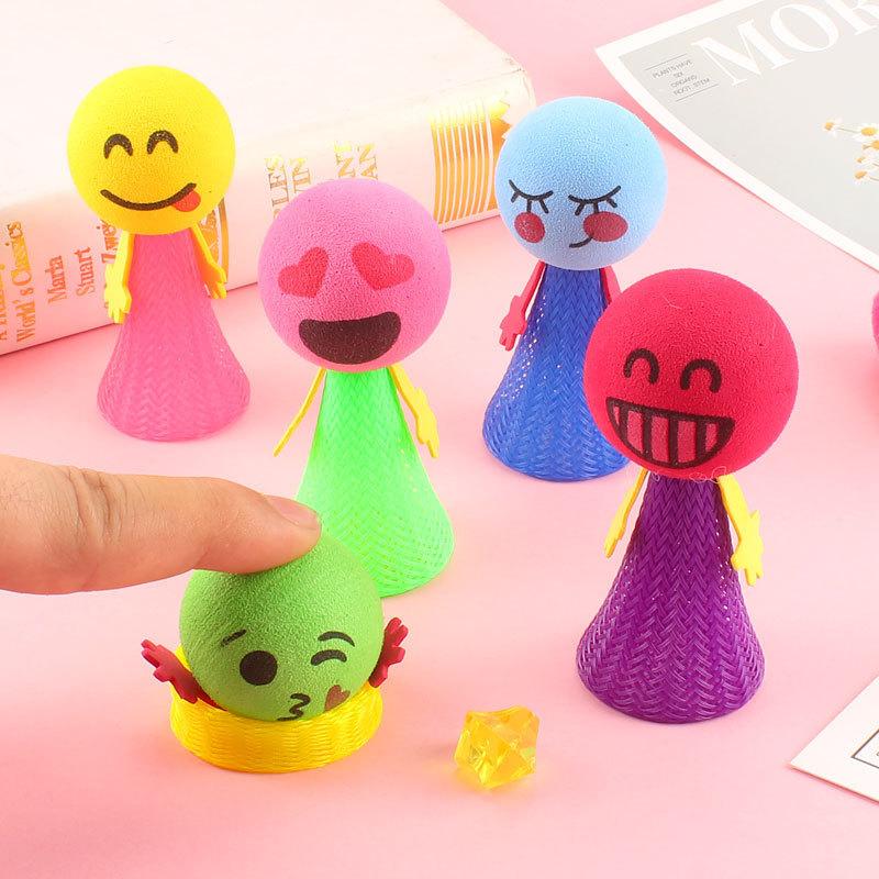 Large Bouncing Elf Eva Spring Villain Decompression Bouncing People Children Gifts Doll Toys Wholesale