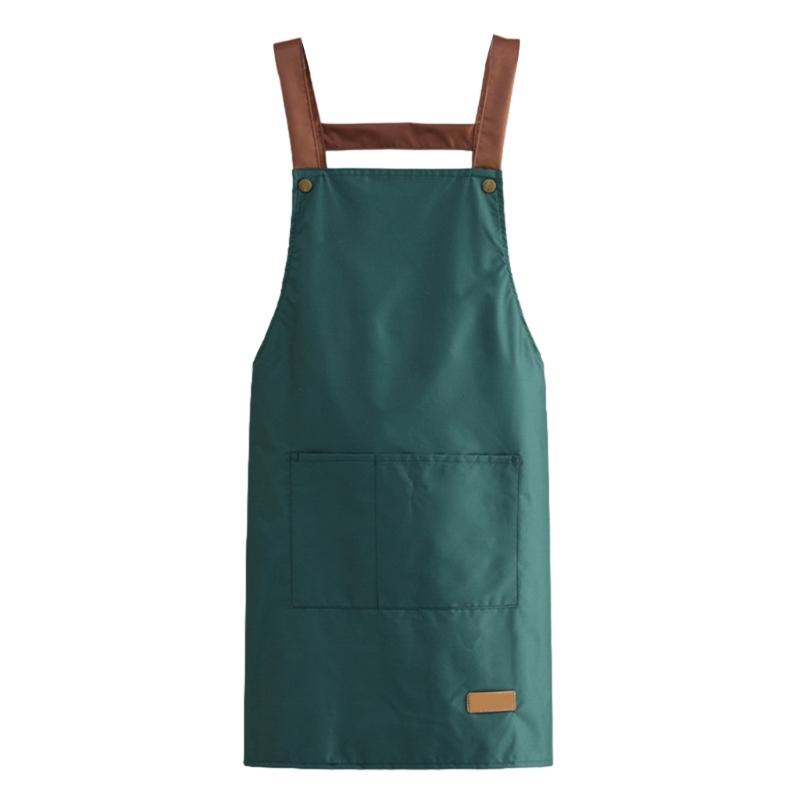 Waterproof Apron For Men And Women Household Kitchen Cooking Overall Printing Oil Resistant Wear-resistant
