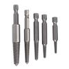 6 Pcs With Adapter Bolt Extractor Kit Drill Bit Stripped Screw Remover  Mechanical Repair