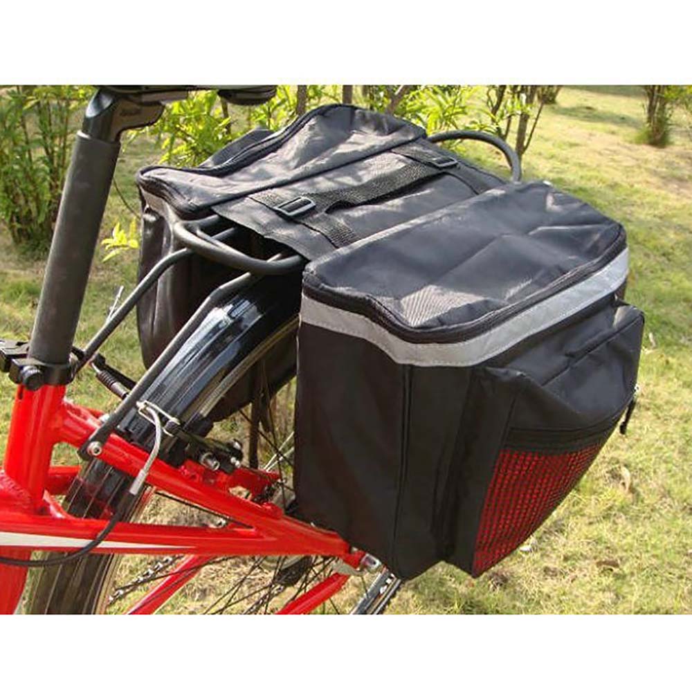 Waterproof Fabric Bicycle Cycling Rear Seat Saddle Package Double Panniers Bag