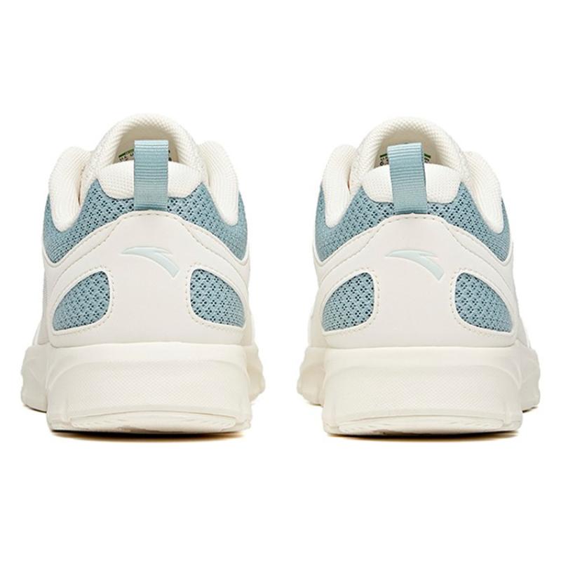 Anta Running Collection Leather Upper Low-Top Running Shoes Women's White Green Pink Sneakers 92625512-41