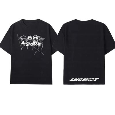 Herren Damen LNGSHOT Kpop Mode Jay Park Gleiches T-Shirt Hohe Qualität Kurzarm T-Shirt Hip Hop Trend Übergröße Oberteile Unisex