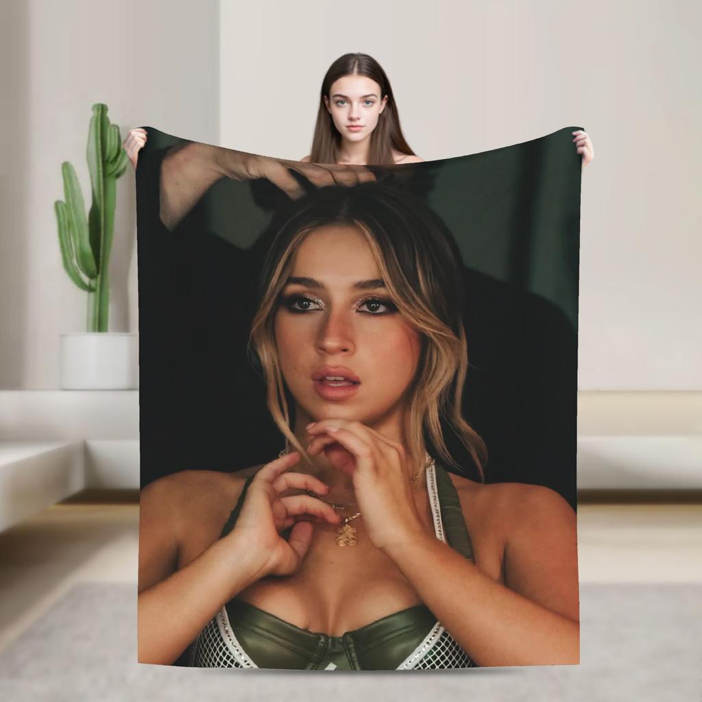 Miss Possessive Tour Tate McRae Super Weiche Decke Plüschdecke Flauschige Wohnzimmer Flanell Bettdecke Sofa Bettbezug