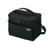 Thermos Soft Cooler 5L All Black Insulated Bag 5-Layer Insulation Structure Foldable Compact Water-Repellent Fabric Box Type RFD-0051 ALB