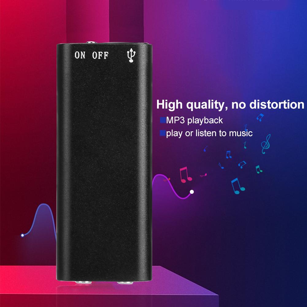 Tragbarer Geräuschunterdrückungs-HD-Digital-Mini-Sound-Sprachrekorder 8G MP3-Player