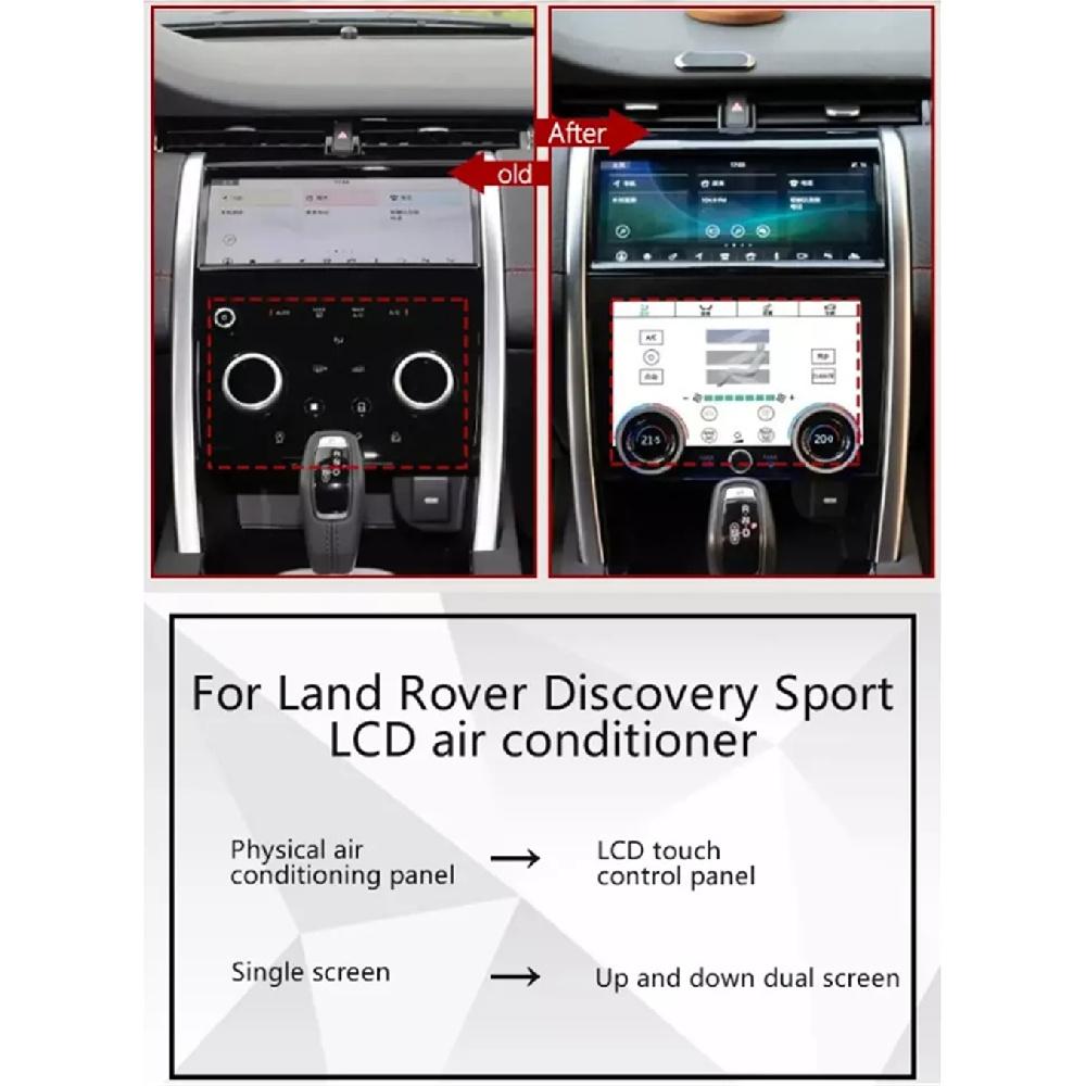 Car Digital Climate Control Ac Conditioner Panel 9"Touch Screen For Land Rover