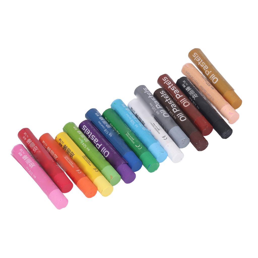 Pastels Oil 16 Professional Colors Soft Oil Pastel Stick For Artists Beginners Students Kids