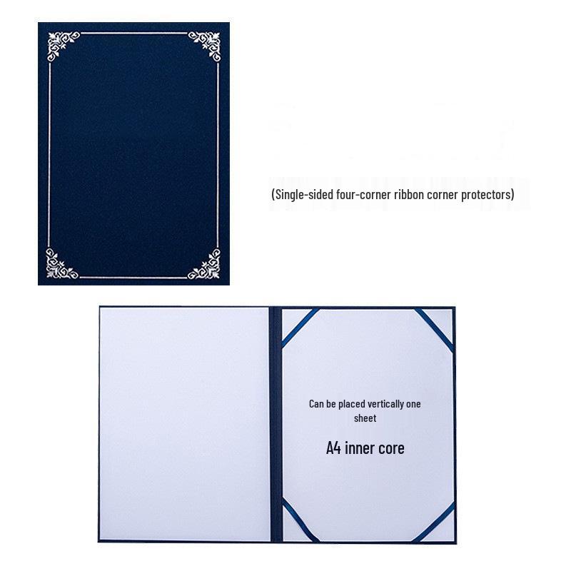 Cross-border Pearlescent Hardcover Blank Award Certificate Cover - High-grade Protective Customizable Shell