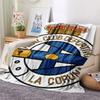 Deportivo Logo Blanket, High Quality Comfortable for All Seasons, Home Decor, Warmth and Comfort