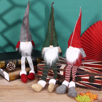 Weihnachtsdekorationen Langbeine gesichtslose Puppe alter Mann Anhänger Geschenk Fensterpuppe Ornamente