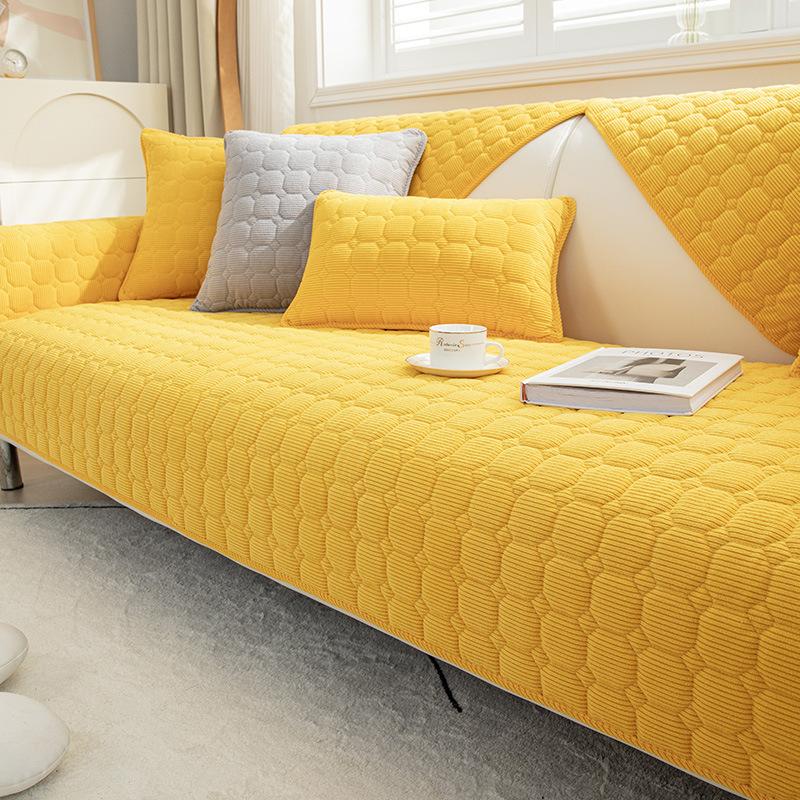 Sofa Cushion Winter Non-Slip Thickened Plush Sofa Cover Autumn And Winter Universal Sofa Cover Seat Cushion Export