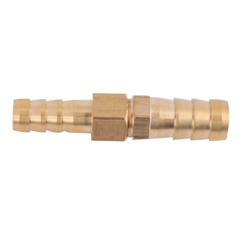 Brass Fitting Hose Barb Tail Reducer Reducing Plug Connector (8mm-8mm 4pcs)