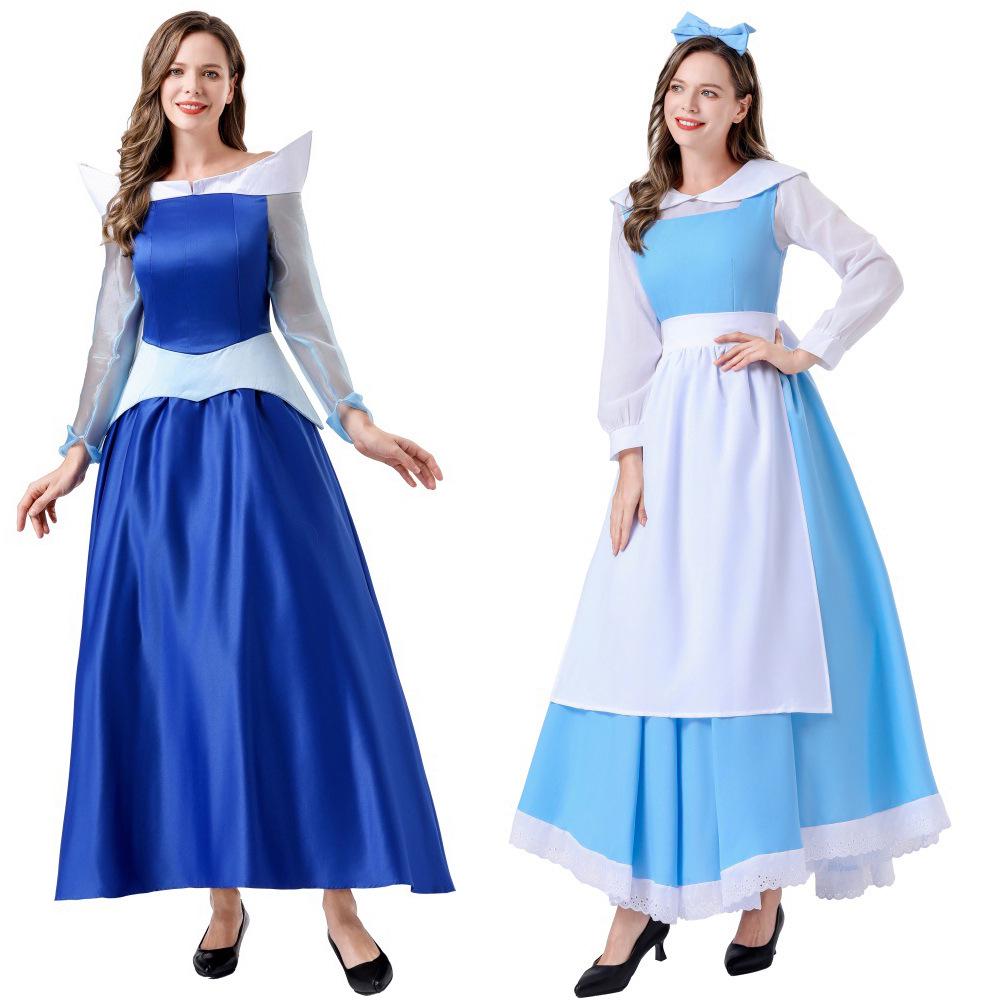 Adult Princess Costume: Cinderella, Snow White, Alice, Sleeping Beauty - Perfect for Cosplay, Halloween, or Children's Day