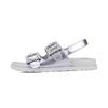 Barbara Women Leather Jewel Decoration Glitter Casual Sandals 2.5cm Bbj326