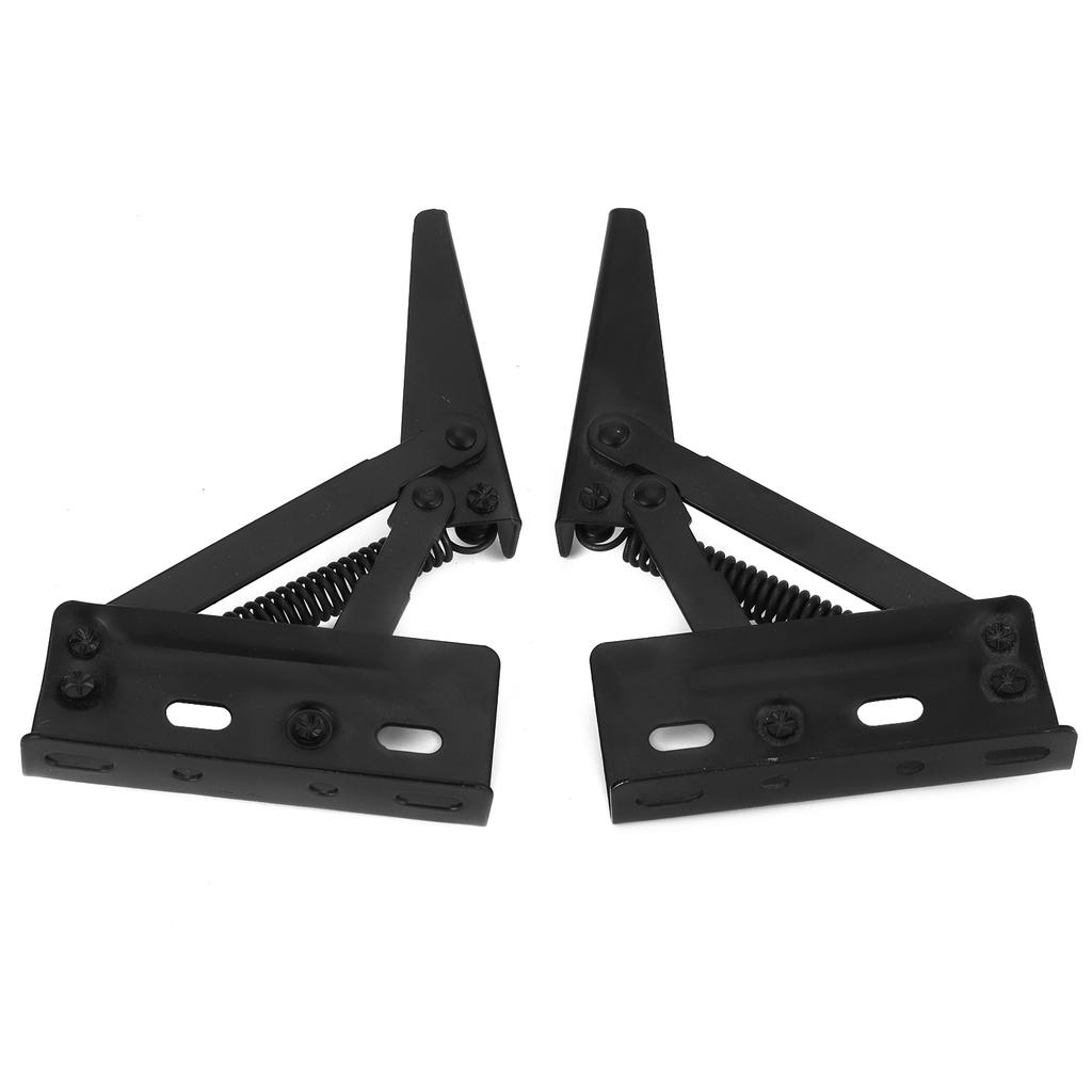 Black Split Spring Hinge Iron Triangular Hinge Hardware Supply for Folding Bed Sofa
