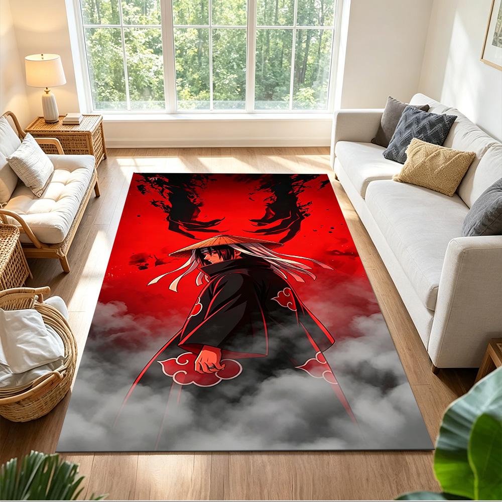 Naruto Area Rug Perfect for Outdoor Dormitory Decorate room Study room Antislip Carpet Decorate Offices Perfect Gift for Women Men