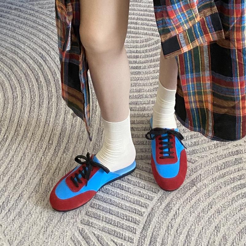 Fashion AIYUQI 2025 New Women's Slippers Flat-soled Closed-toe Female Half-slippers  Comfortable Slip-on Mules for Women