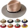 Men and Women Panama Straw Hat Belt Buckle Beach Hat Travel Sun Protection Hat Summer Gift Hat Sun Hat