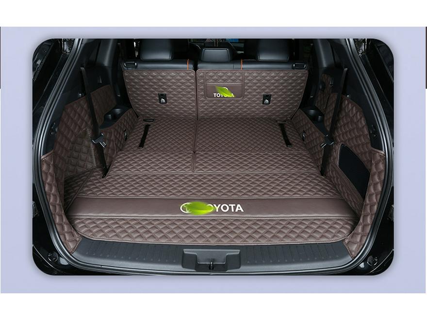 Kompletní krycí rohož do kufru pro 7místnou Toyotu Highlander - Vše v jednom interiérový doplněk