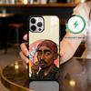 Rapper 2Pac Singer Phone Case For iPhone17,16,15,14,13,12,11 Plus,Pro Max Magnetic For Magsafe Wireless Charging