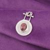 Oval Black Rhodonite Gemstone 925 Sterling Silver Engagement Gift Unique Pendant PP-57-28