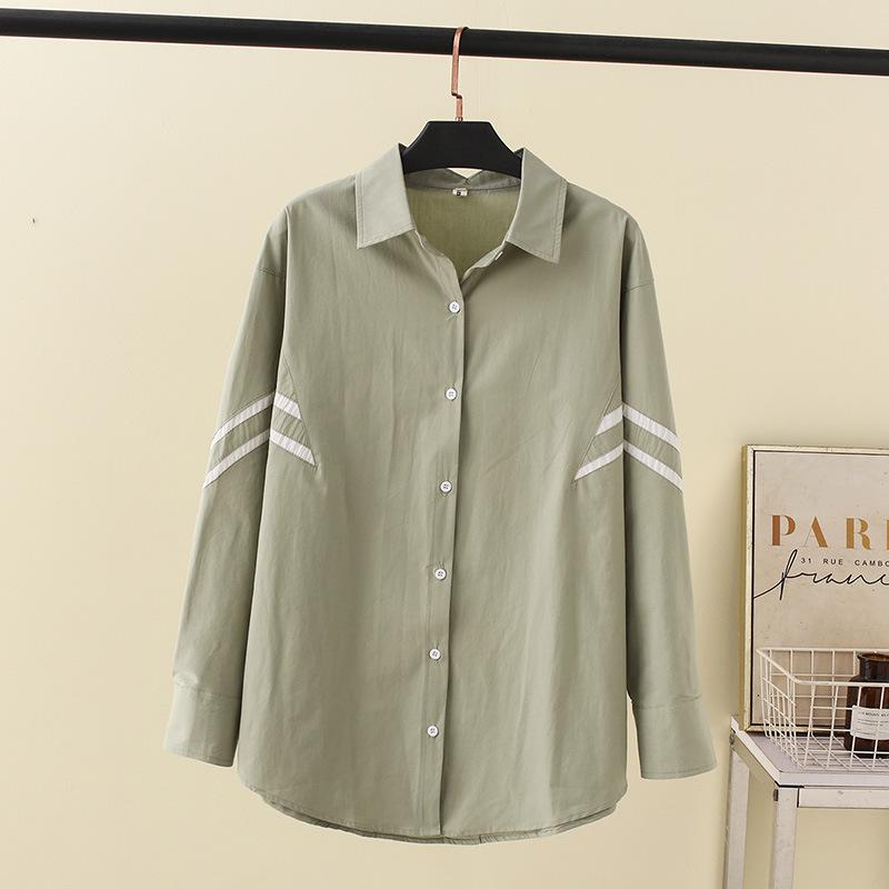 

Women s Plus Size Loose Mid-Length Shirt - Unique Design, Up to 200 Jin. 3XL