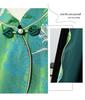 Elegant Spring Embroidered Vest for Mothers - Stand-up Collar with Frog Button, Slimming Fit for Middle-aged and Elderly Women