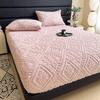 European Style Plush Velvet Bed Cover - Winter Warmth, Full Wrap Mattress Protector