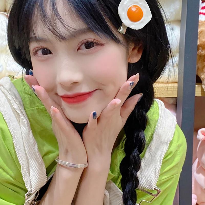 Lovely Chic Korea Egg Sweet Yellow Hairpin Hair Clip Hair Grip Barrettes Hairpin Hair Accessories For Women