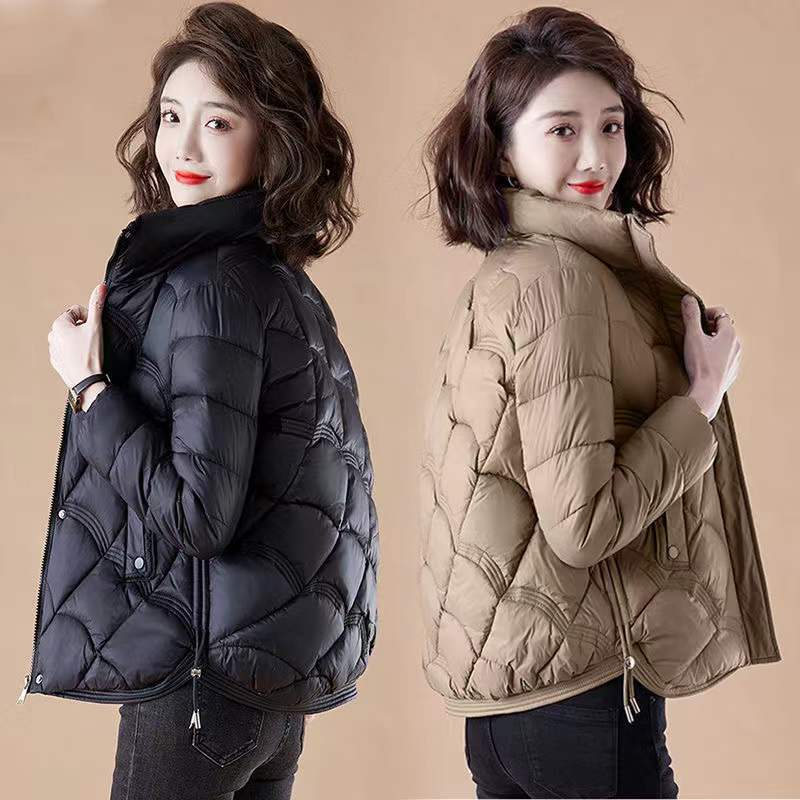 Down Cotton Jacket, Women's, Winter New Style, Lightweight, Casual, Warm Cotton Jacket, Versatile, Short, Small Cotton Jacket