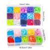 600/1500Pcs Stitching Markers with 20/75Pcs Large Eye Sewing Needle, Colorful Crochet Locking Markers Yarn Needle Set
