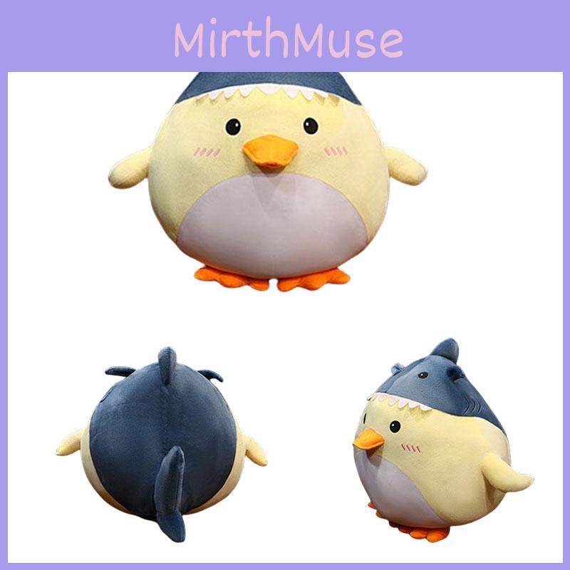Soft And Cute Cartoon Shark Duck Plush Toy For Kids Office Chair And Nap Time Animal Stuffed Doll
