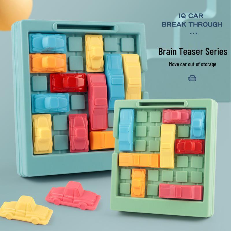 

Advanced Car Huarong Road Puzzle: Children s Logical Thinking & Brain Teaser Training Toy Green (Gift Box)