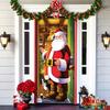 1PC Background Cloth Atmosphere Polyester Party Supplies Christmas Door Hanging Christmas Decorations Blanket